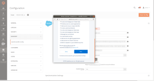 Allowing all the Configurations of Magento Salesforce Extension